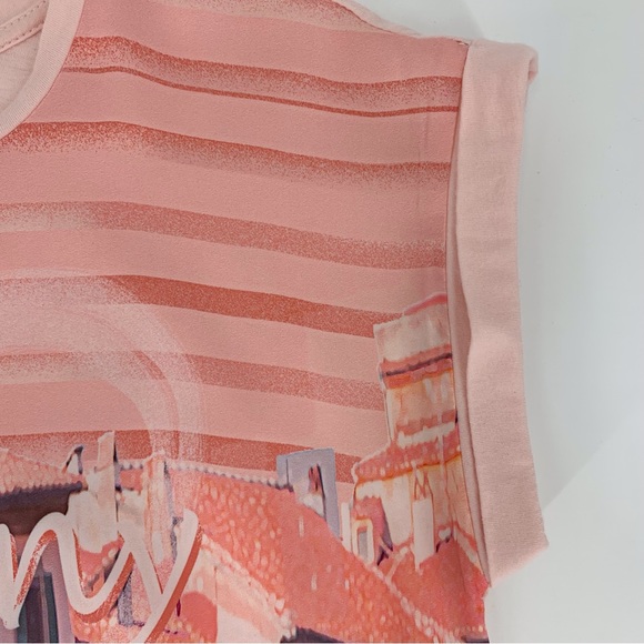 2/$20 Dex Girl's Satin Front Cotton Back Short Sleeve Graphic T-Shirt, XL (14) - Picture 5 of 16